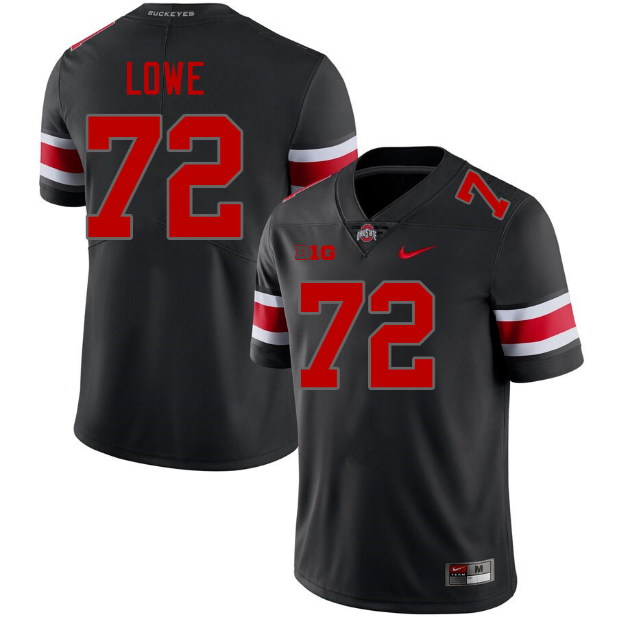 Carter Lowe Ohio State Buckeyes Jersey College Football Uniforms-Blackout